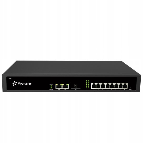 Yeastar S50, Ip Pbx, až 8 portov, 50 užívateľov, 25 hovorov, rack 10000166