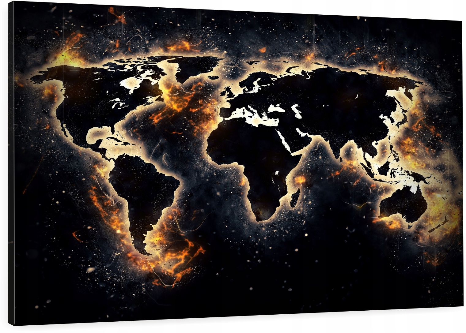 

Obraz mapa świata abstrakcja kraje wybór 70x50 cm