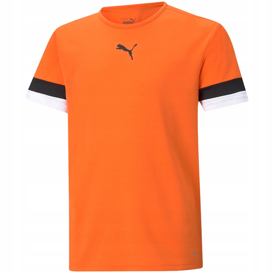 164 Koszulka dla dzieci Puma teamRISE Jersey Jr pomarańczowa 704938 08 164