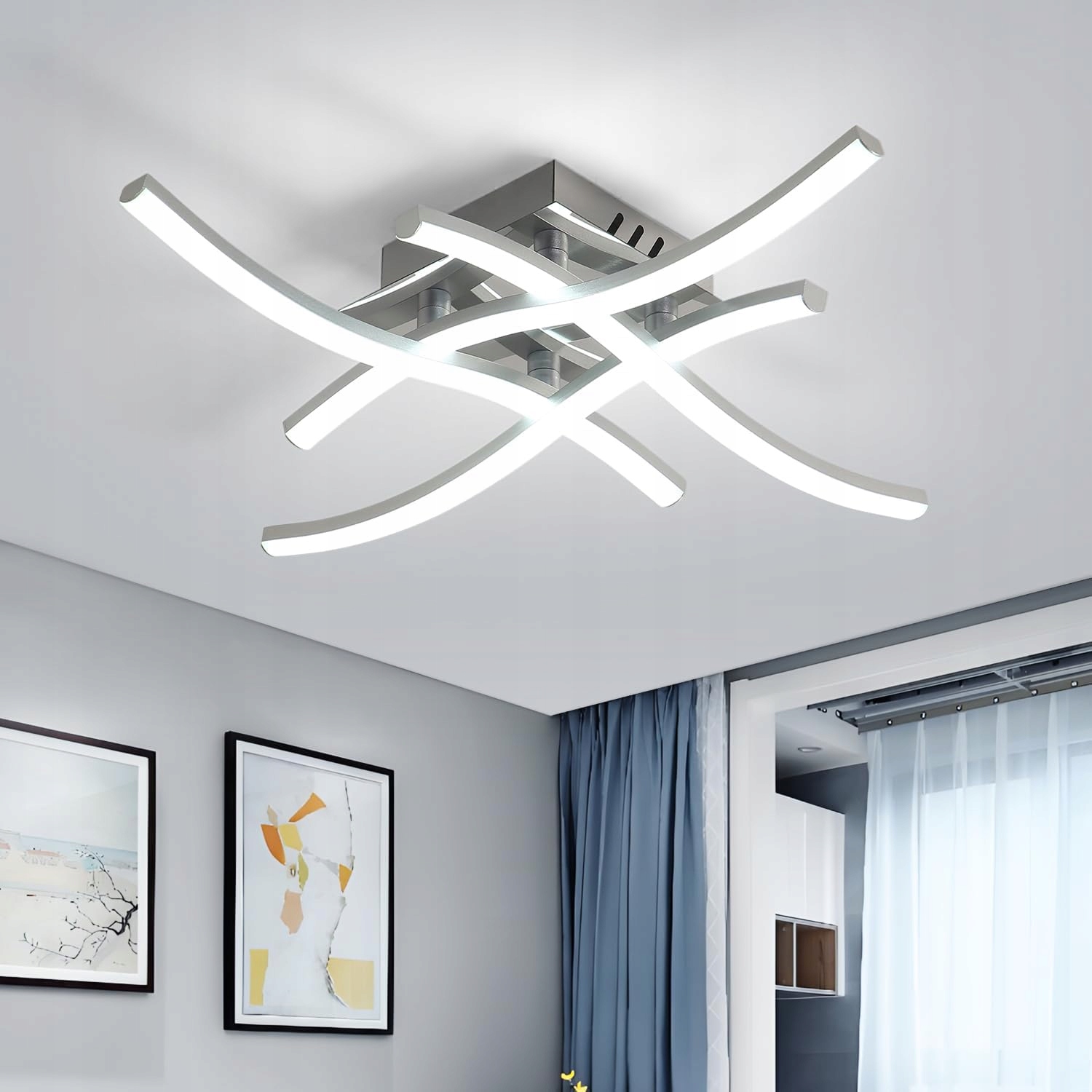 Moderní Stropní Svítidlo Led Lustr 24W 6000K