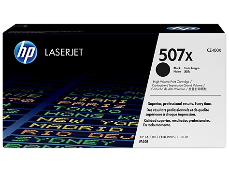 Hp Čierny Toner pre Hp LaserJet M551 507X /11.000 str/ CE400X