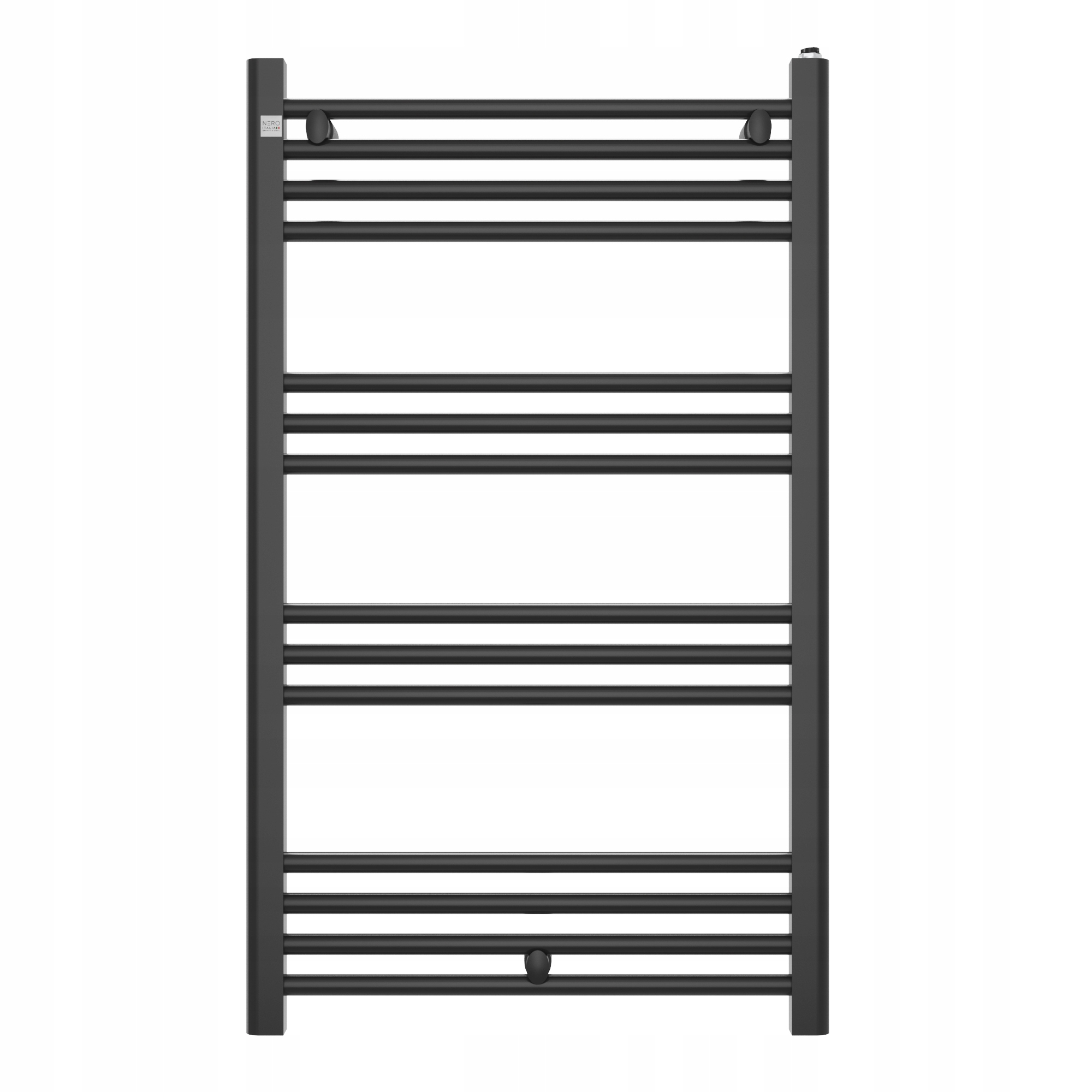 Kúpeľňový Kalorifer 100/60 cm Čierny Rebrík Moderný Puerto