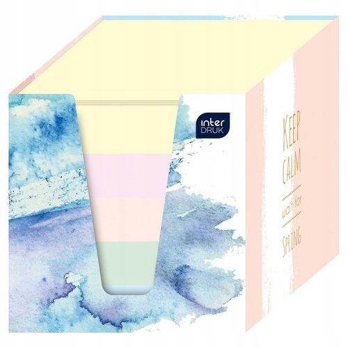 Biurowe KARTECZKI SAMOPRZYLEPNE Kostki Klejone Mini NOTATNIK Pastel 90X90Mm Kod producenta KOSTKA PAPIEROWA NOTES NOTATNIK KARTECZKI