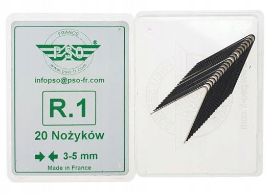 

Nożyki do Nacinarki Bieżnika Opon R1 Pso 3-5 mm