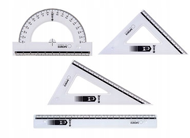 Zestaw kreślarski MemoBe by Pratel z linijką 20 cm