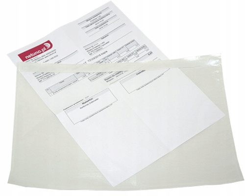 

Przylgi kurierskie koperty foliowe C4 500szt.