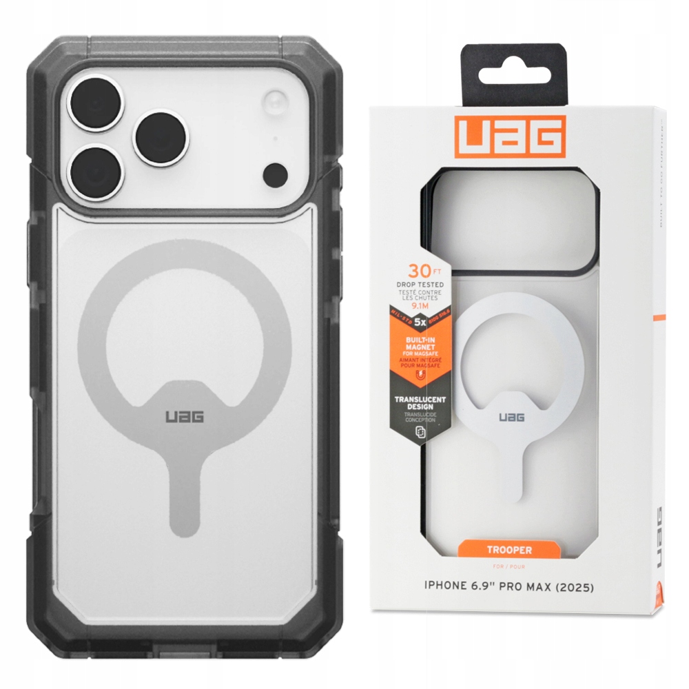 Puzdro Uag Trooper s vojenským certifikátom MagSafe pre Apple iPhone 17 Pro Max