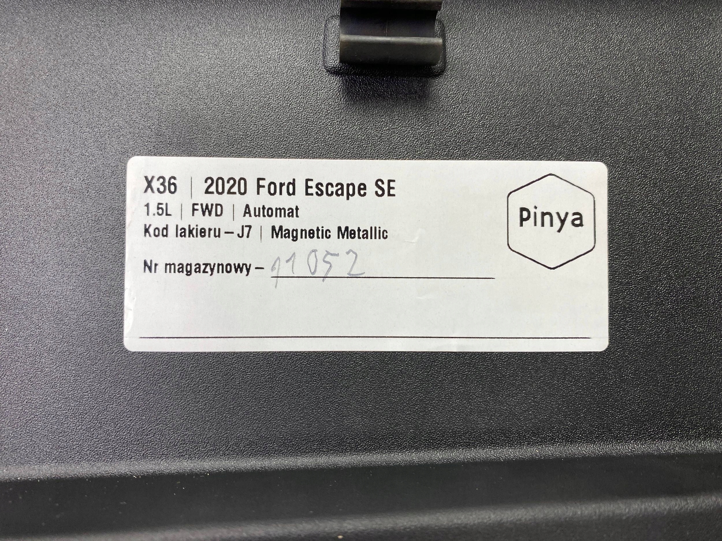bracciolo consolle Ford Escape IV Kuga MK3 2020+