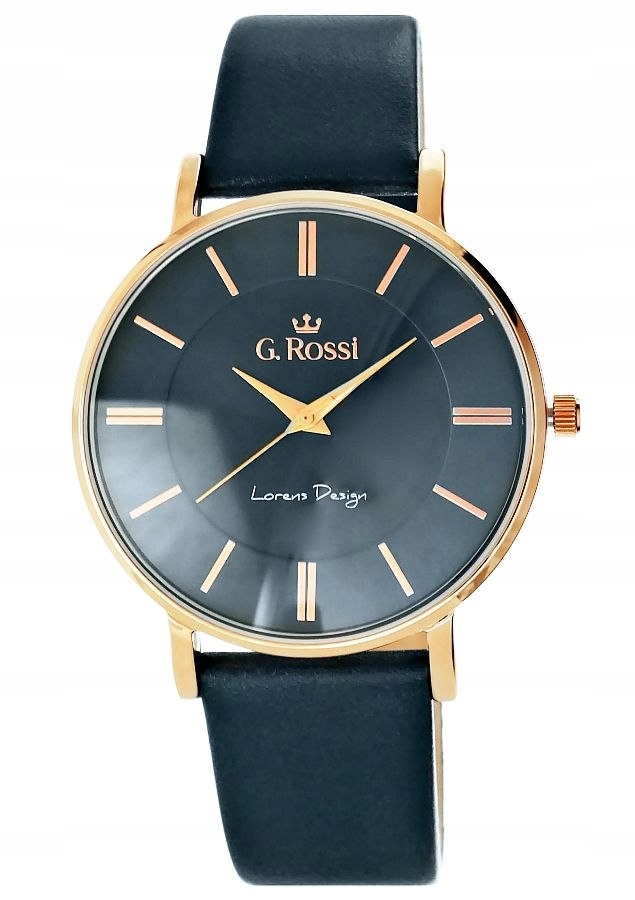 Pánské Hodinky G.rossi Elegantní Na Koženém Řemínku