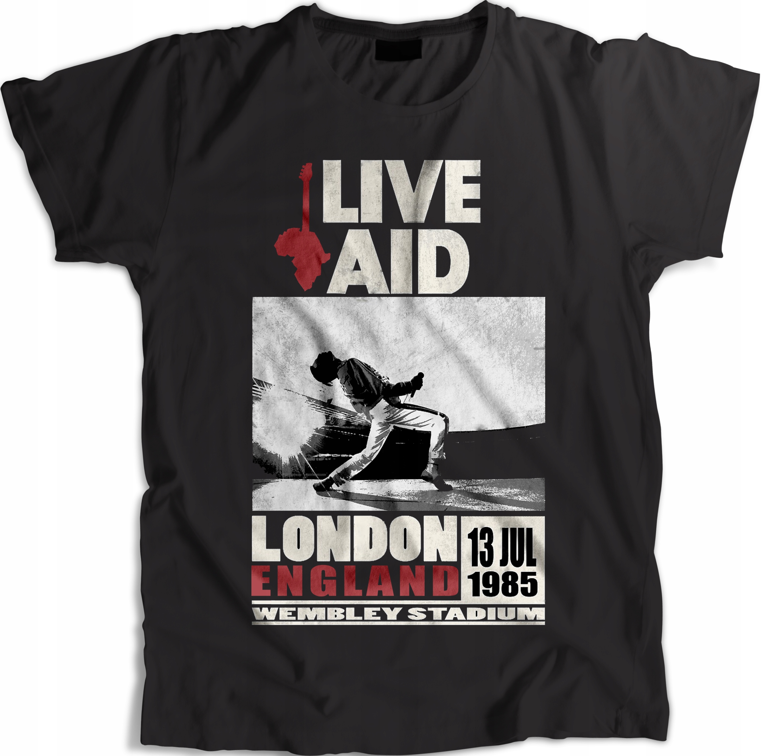 

Queen koszulka damska Live Aid Freddie Mercury L