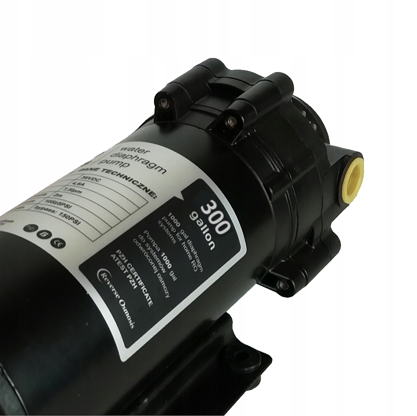 POMPA DO SYSTEMÓW ODWRÓCONEJ OSMOZY 300 GPD MOCNA Model PM300SET