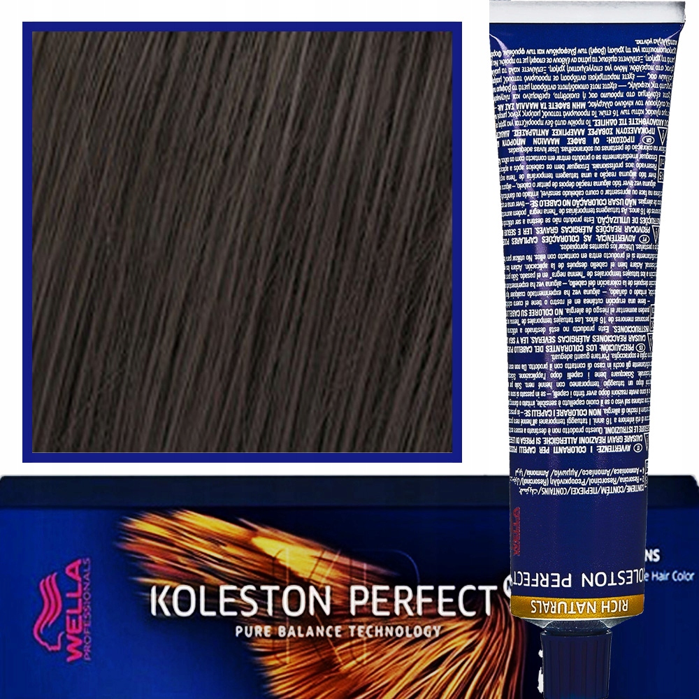 

Farba do włosów Wella Koleston Me 60ml kolor 4/07