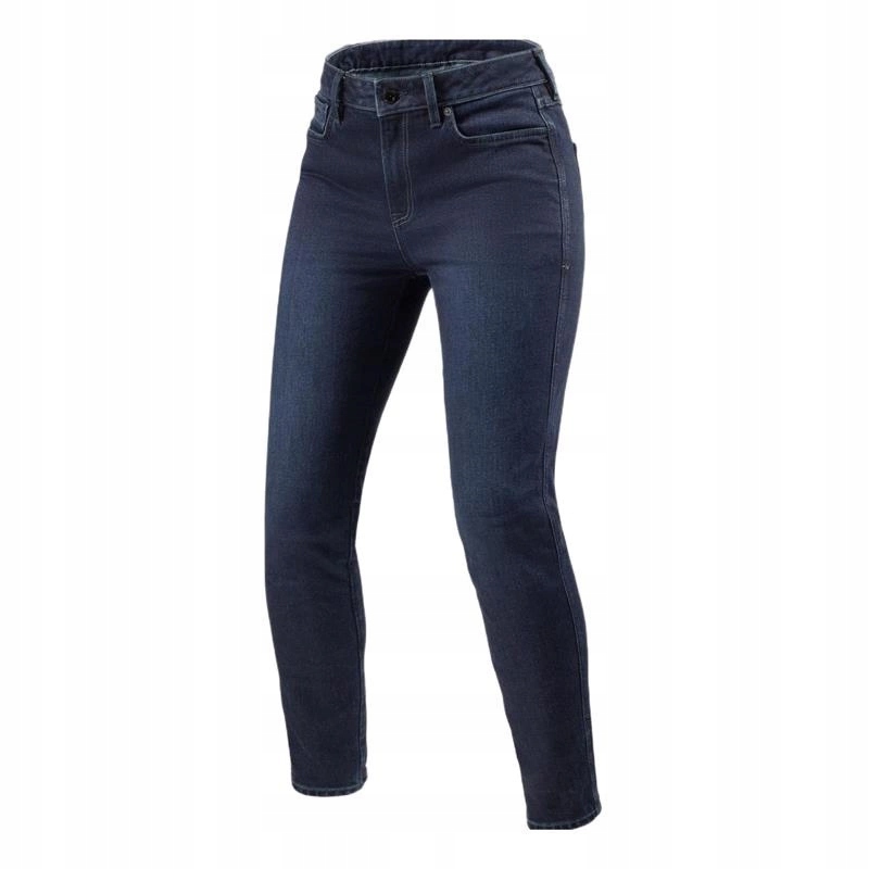 Dámske motocyklové džínsy Revit Marzia Medium Blue Stone modré