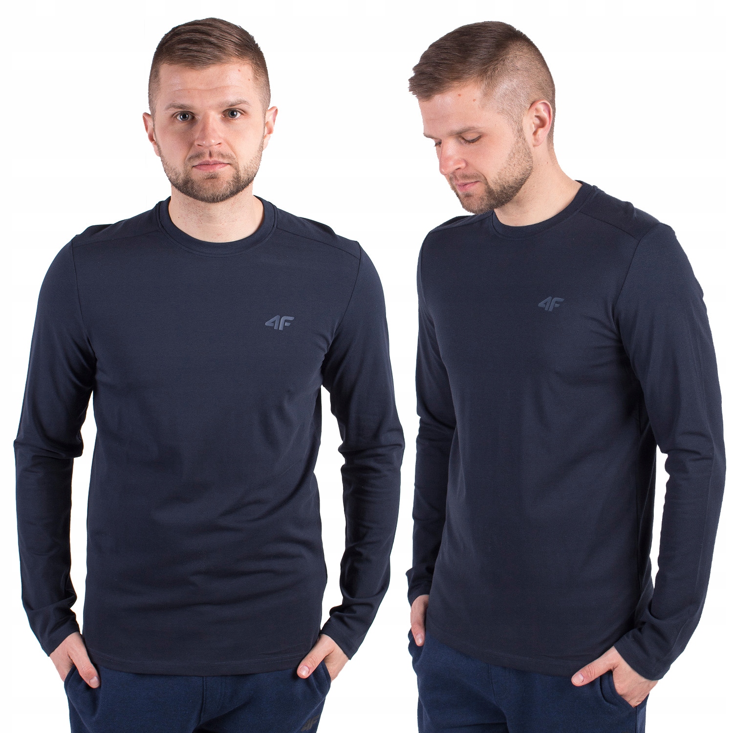 

Koszulka Męska Longsleeve 4F H4-TSML001 Bawełna