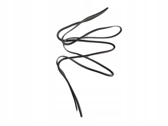 Rzemień Rzemyk 120cm Czarny 3x2mm Skóra