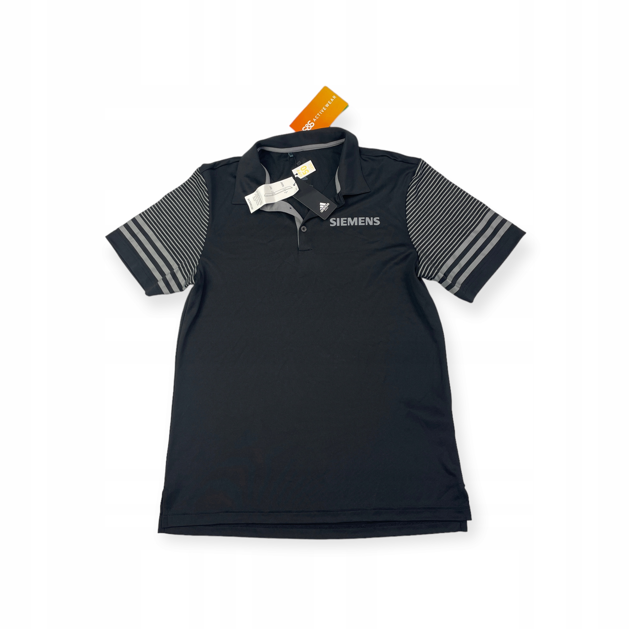 Pánská polokošile s krátkým rukávem černá Adidas M