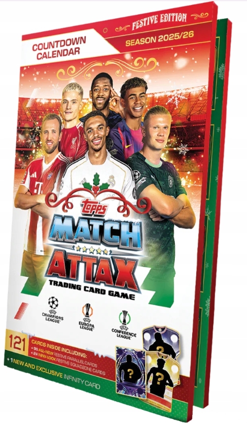 Match Attax 2025/26 kalendarz adwentowy