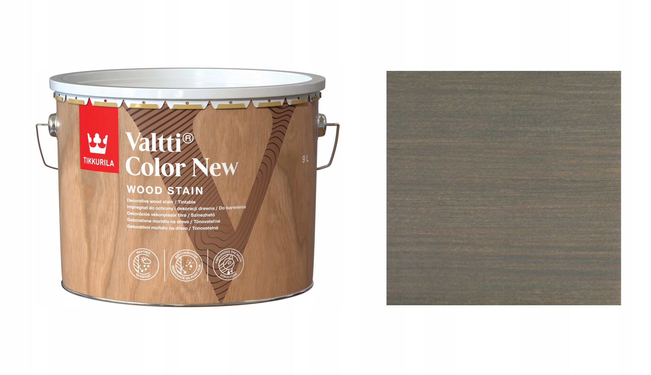 Tikkurila Valtti Color New 9L 5083 Kivi Impregnat Ochronny
