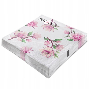 

Serwetki Tete a Tete 3-warstwowe 33x33cm składane