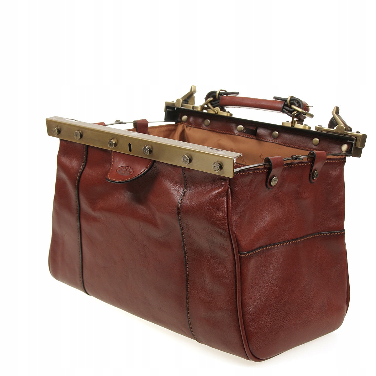 KUFEREK LEKARSKI SKÓRA PRESTIŻOWA TORBA SKÓRZANA Waga produktu z opakowaniem jednostkowym 1.5 kg