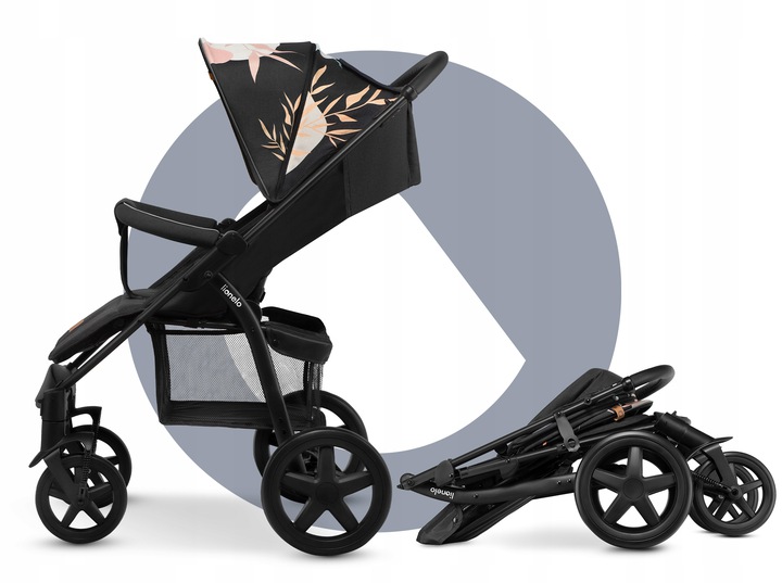 LIONELO wózek do 22kg duże koła ANNET Lovin Marka Lionelo