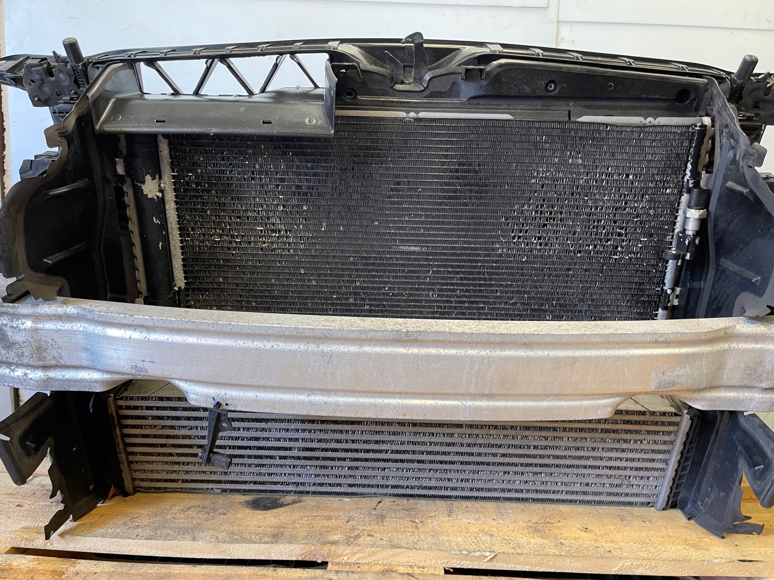 support panel for radiators complete pillar fans AUDI A6 C7 LIFT 3.0 TDI 200KW