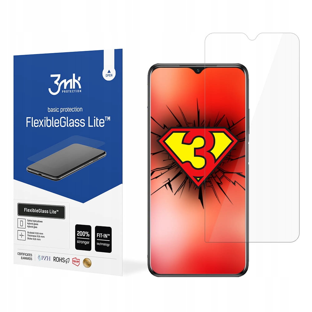 

Niepękające szkło folia do Xiaomi Poco M3 3mk