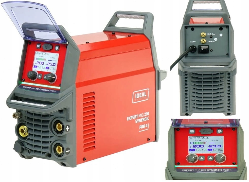 Półautomat spawalniczy Expert Mig 210 Synergic Pro4 LCD 200A Mig/mag Mma Ti