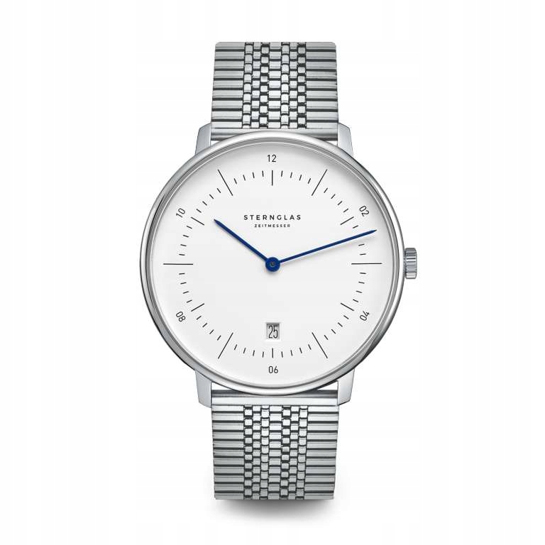 Zegarek Sternglas Naos XL white, 42 mm