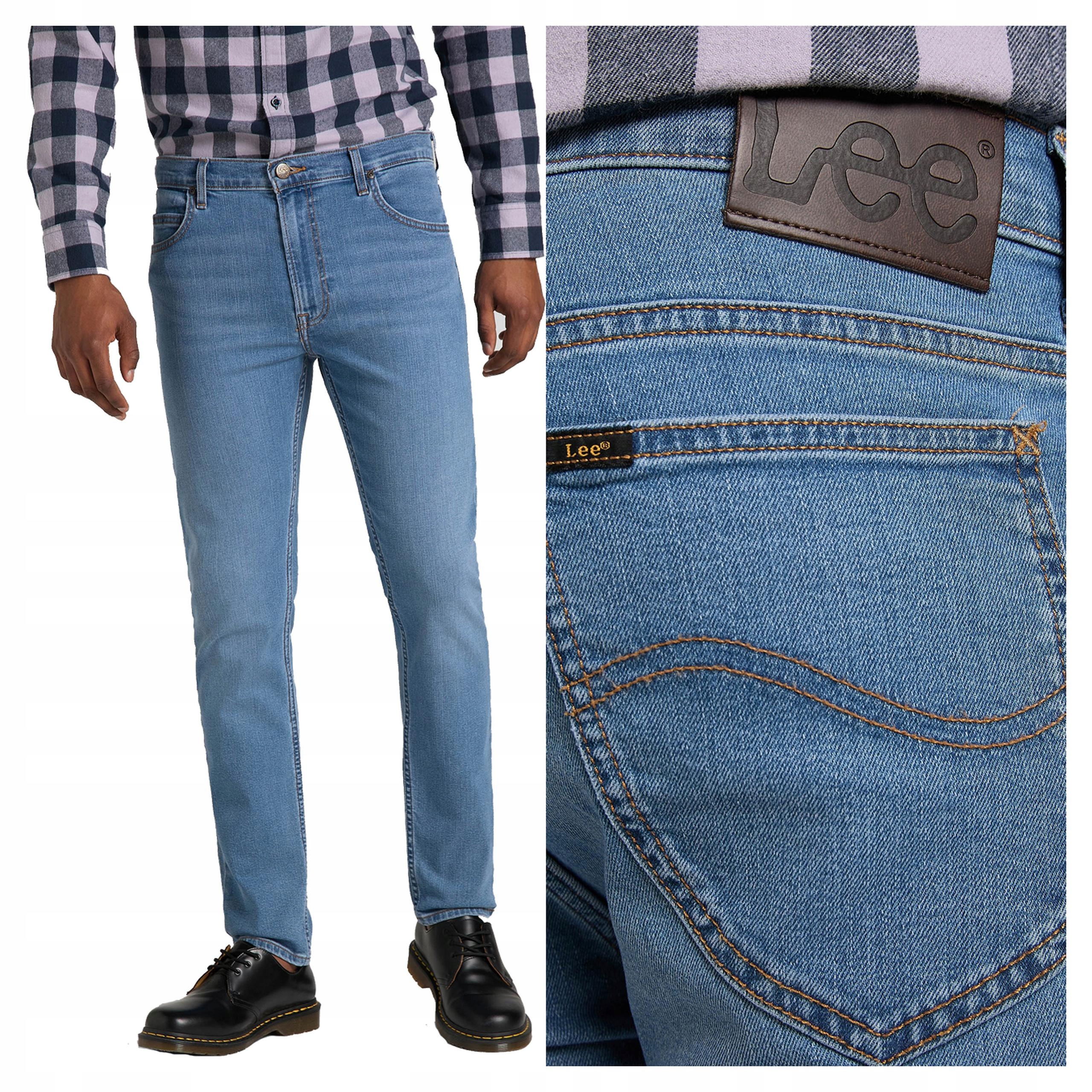 Pánské přiléhavé džínové kalhoty Lee Rider 36/32