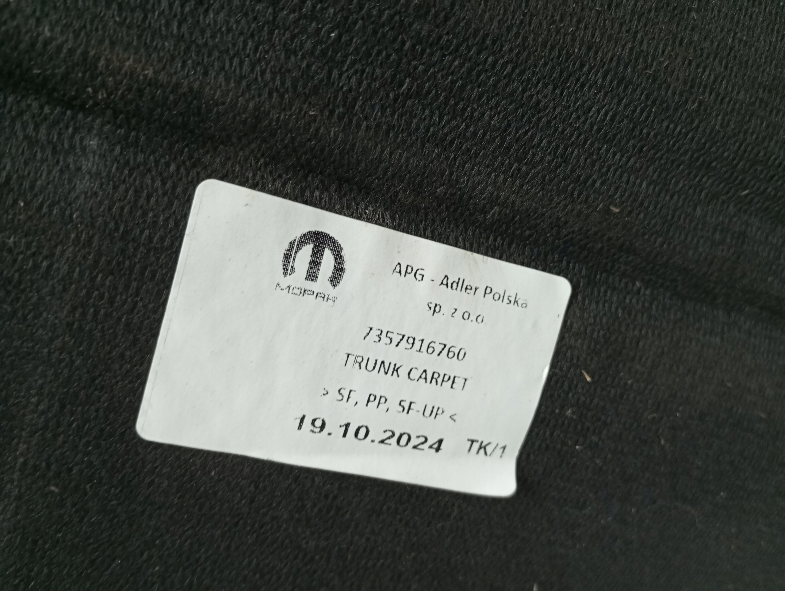floor boot FIAT 600 7357916760