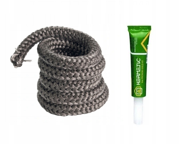 ZESTAW NAPRAWCZY DO KOMINKA SZNUR 12MM+KLEJ Kod producenta Zestaw naprawczy do kominka sznur 12mm+klej