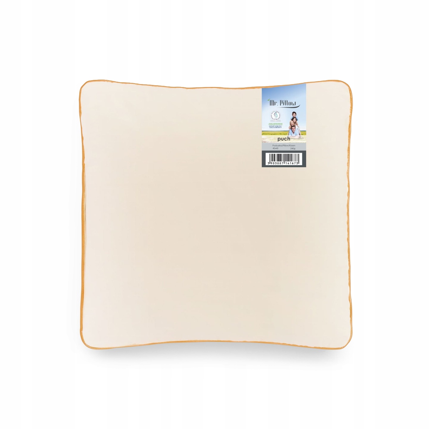 Polštář na spaní Amz 80 x 70 cm Mr. Pillow 1500 g péřový 60%