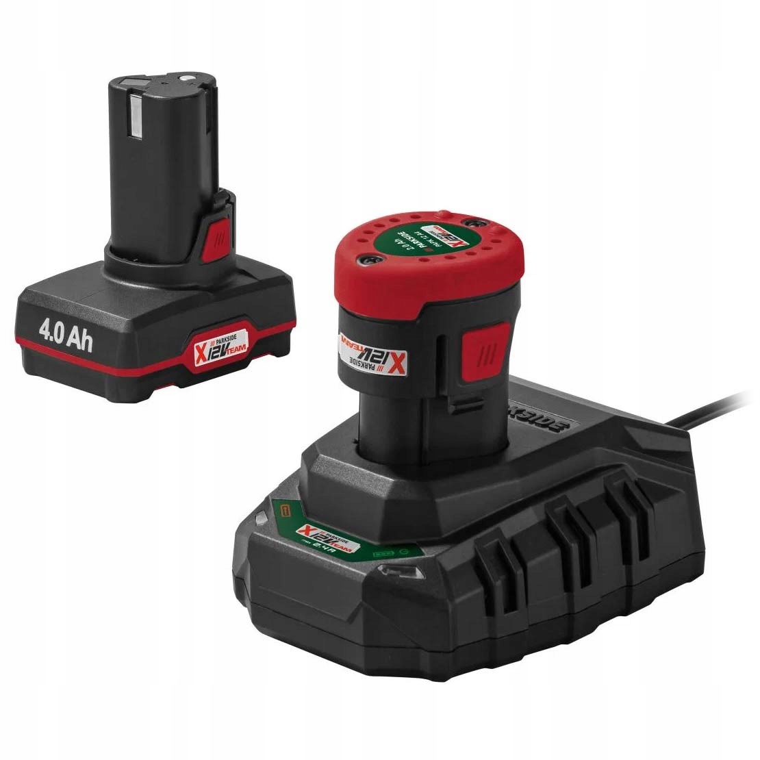 Akumulatory Li-ion Parkside X 12 V Team Zestaw 2AH 4AH Ładowarka