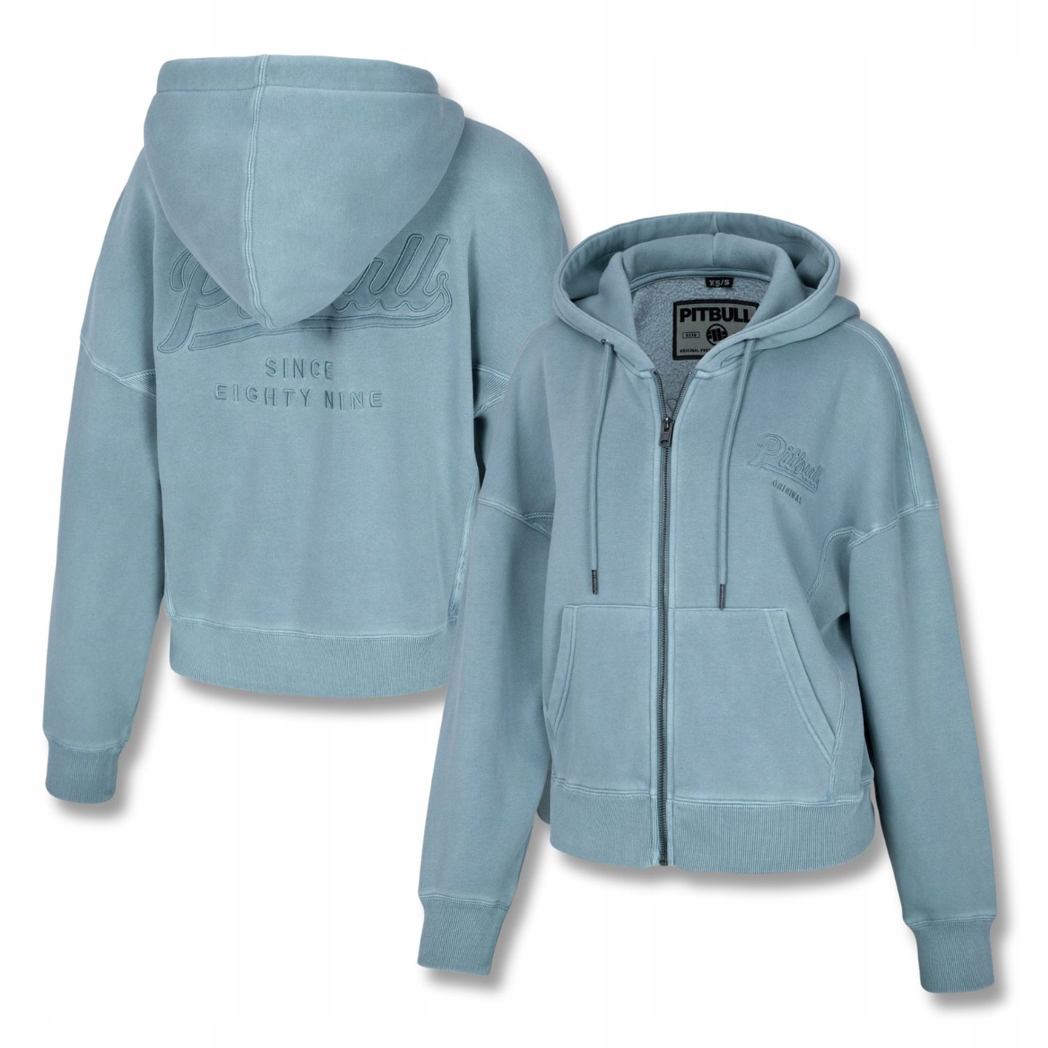 Damska Bluza Oversize rozpinana z kapturem Pitbull Washed Manzanita II