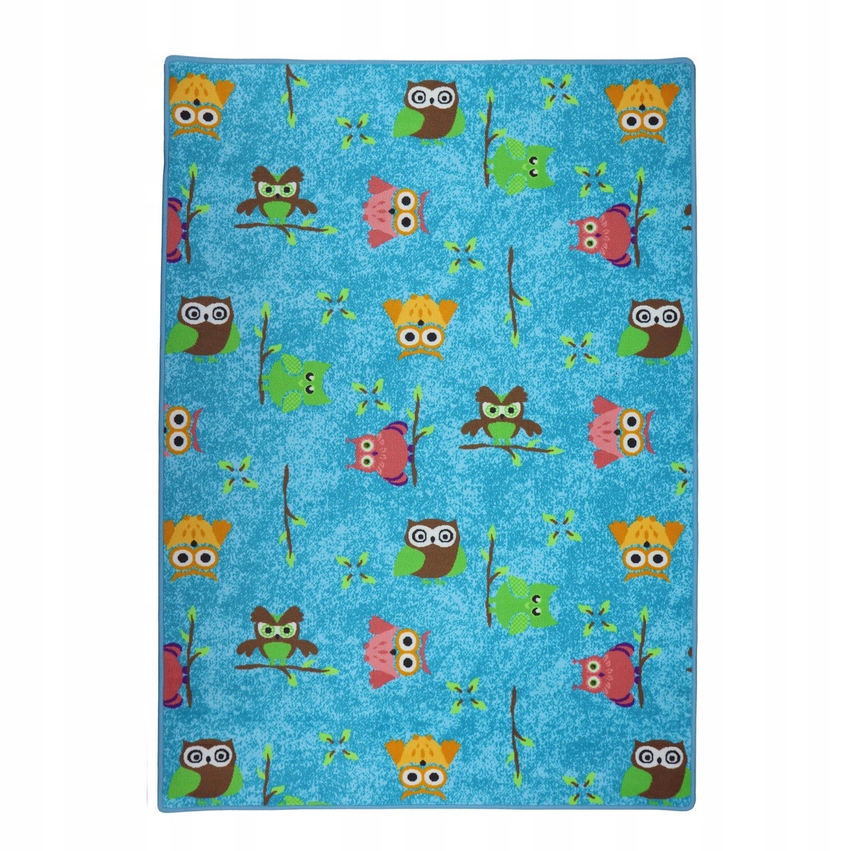 95x200 Detský kusový koberec Sovička Silk 5298 tyrkys