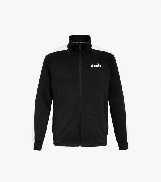 Pánská bunda Diadora Fz Jacket black S