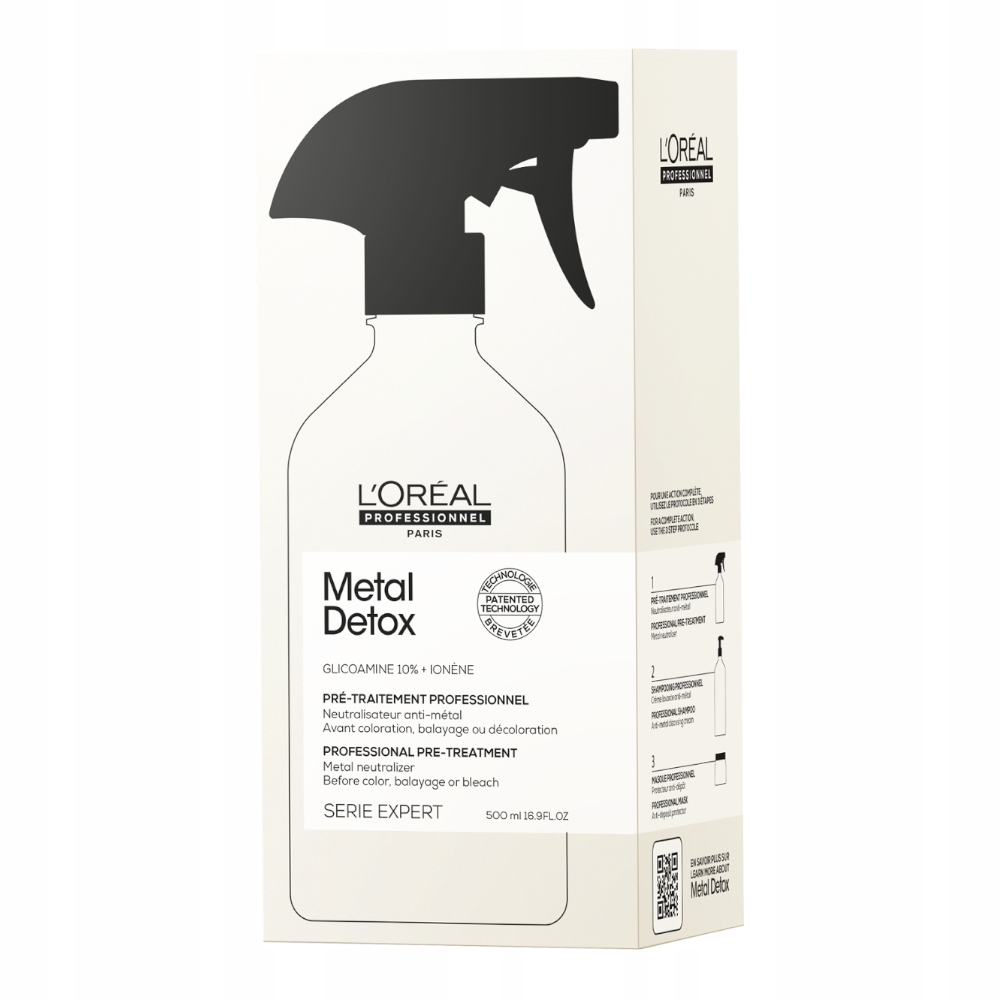 Loreal Metal Detox Neutralizér Před Barvením Vlasů Ochrana 500 ML
