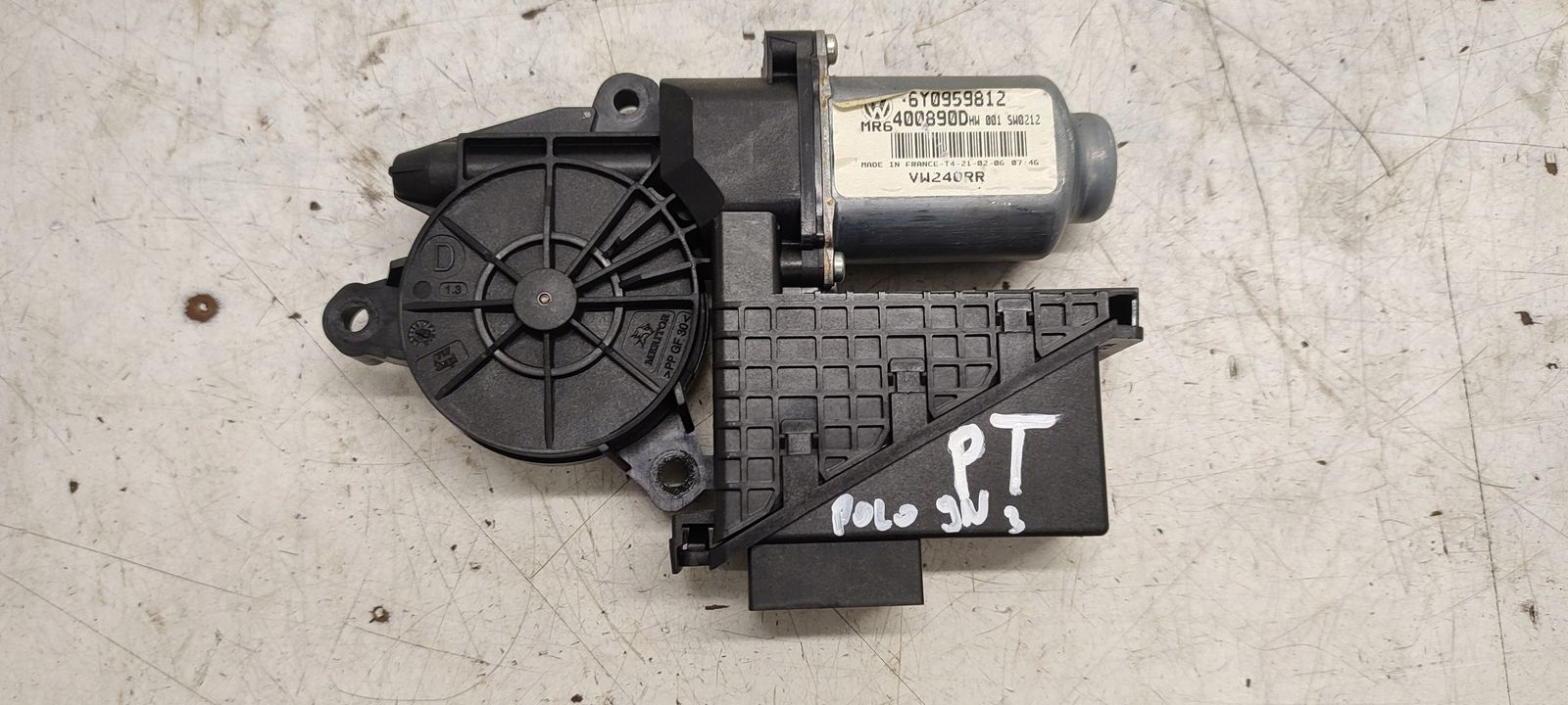 mini motor windows right rear part VW Polo 9N 5D