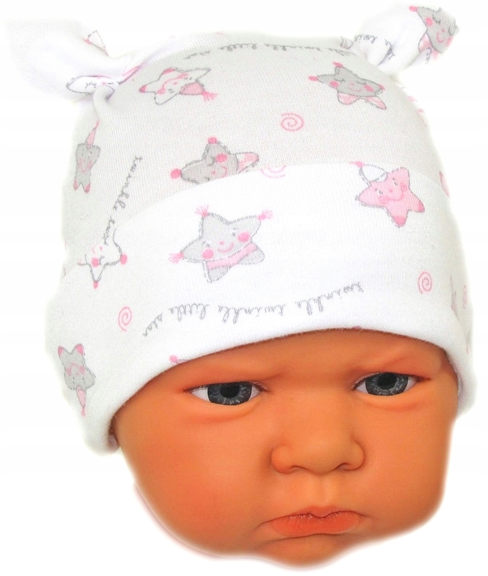 

Czapka Niemowlęca Niewiązana 38-40cm Stars /14/