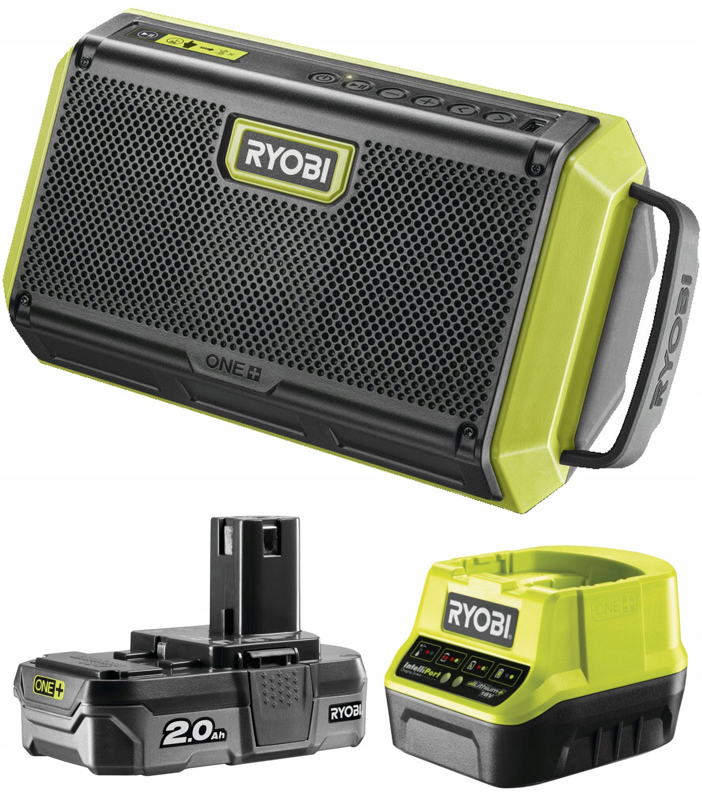 Reproduktor Bluetooth 18V Ryobi RBT18 +2Ah.