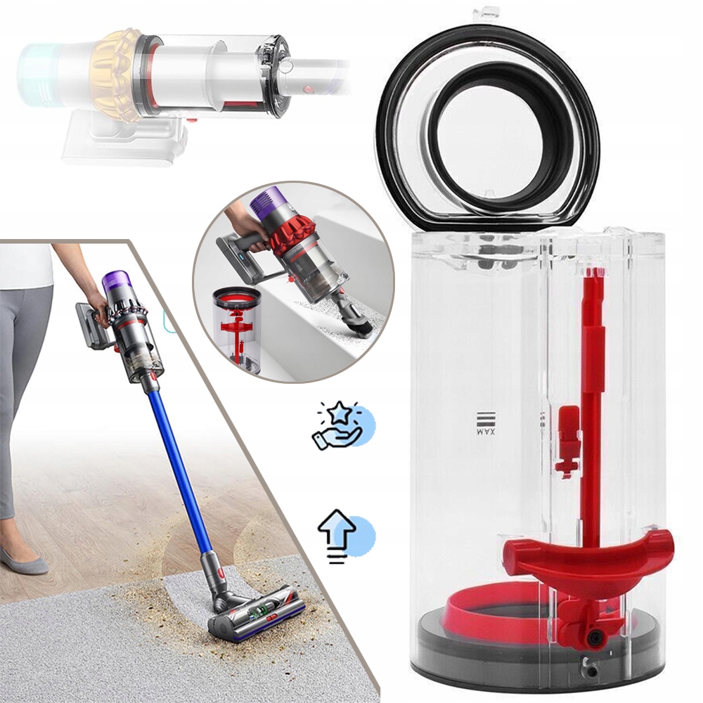 Przezroczysty Pojemnik Na Kurz Do Odkurzacza Dyson V11, V15, SV14, SV15