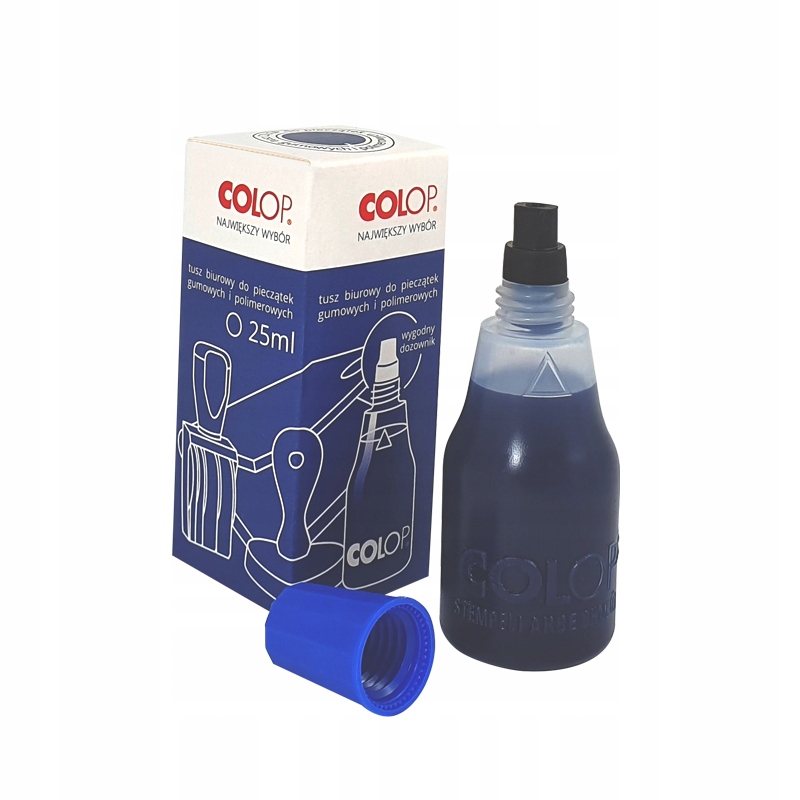 Tusz do pieczątek standardowy Colop 25 ml 5 kolorów Marka Colop