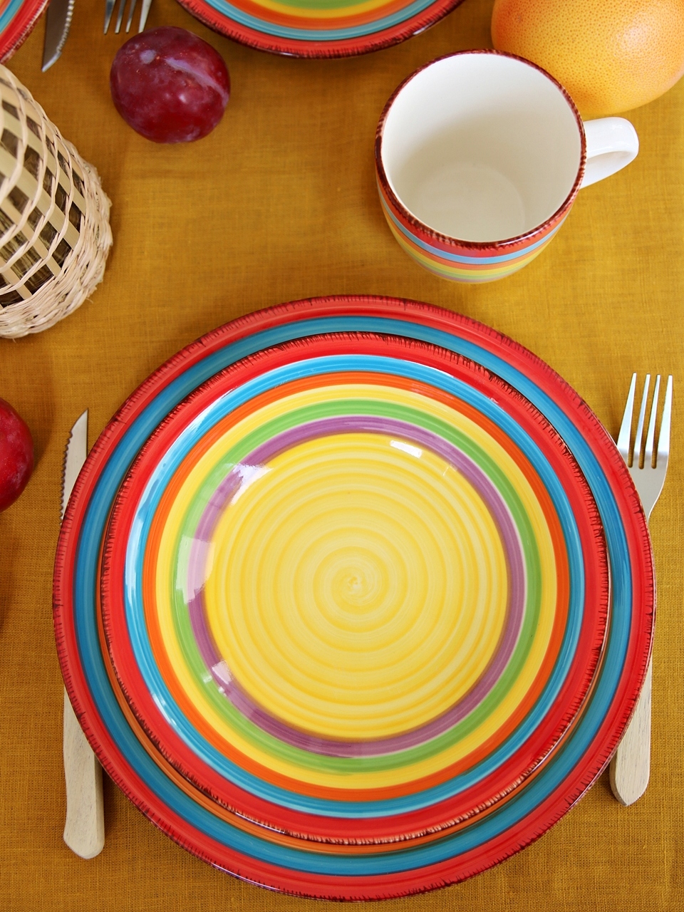 TALERZ DO ZUPY głęboki 21cm MEXICO 6szt Rodzaj talerza obiadowy głęboki