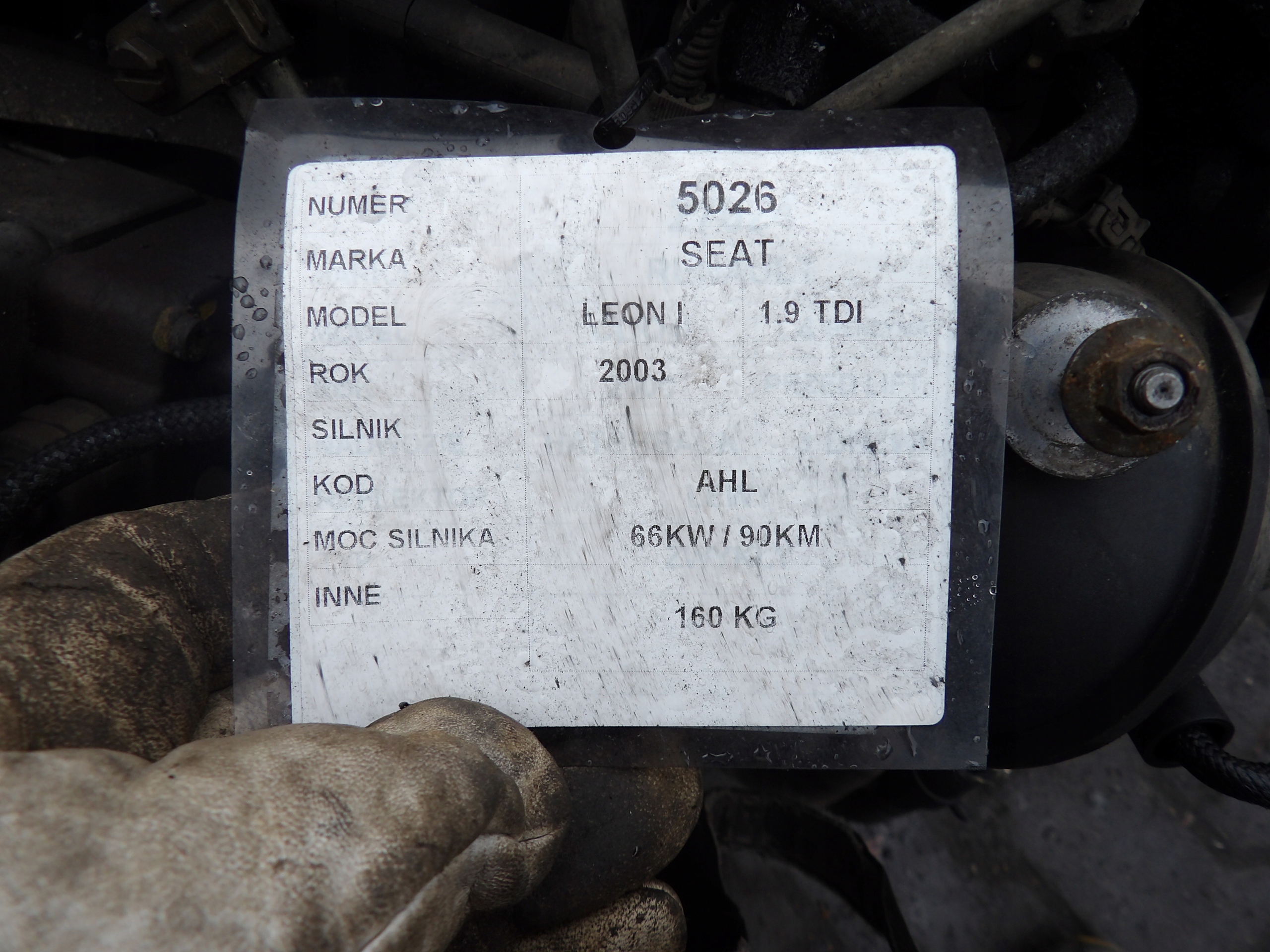 Seat Leon and 1,9TDI 66KW 90KM engine ALH