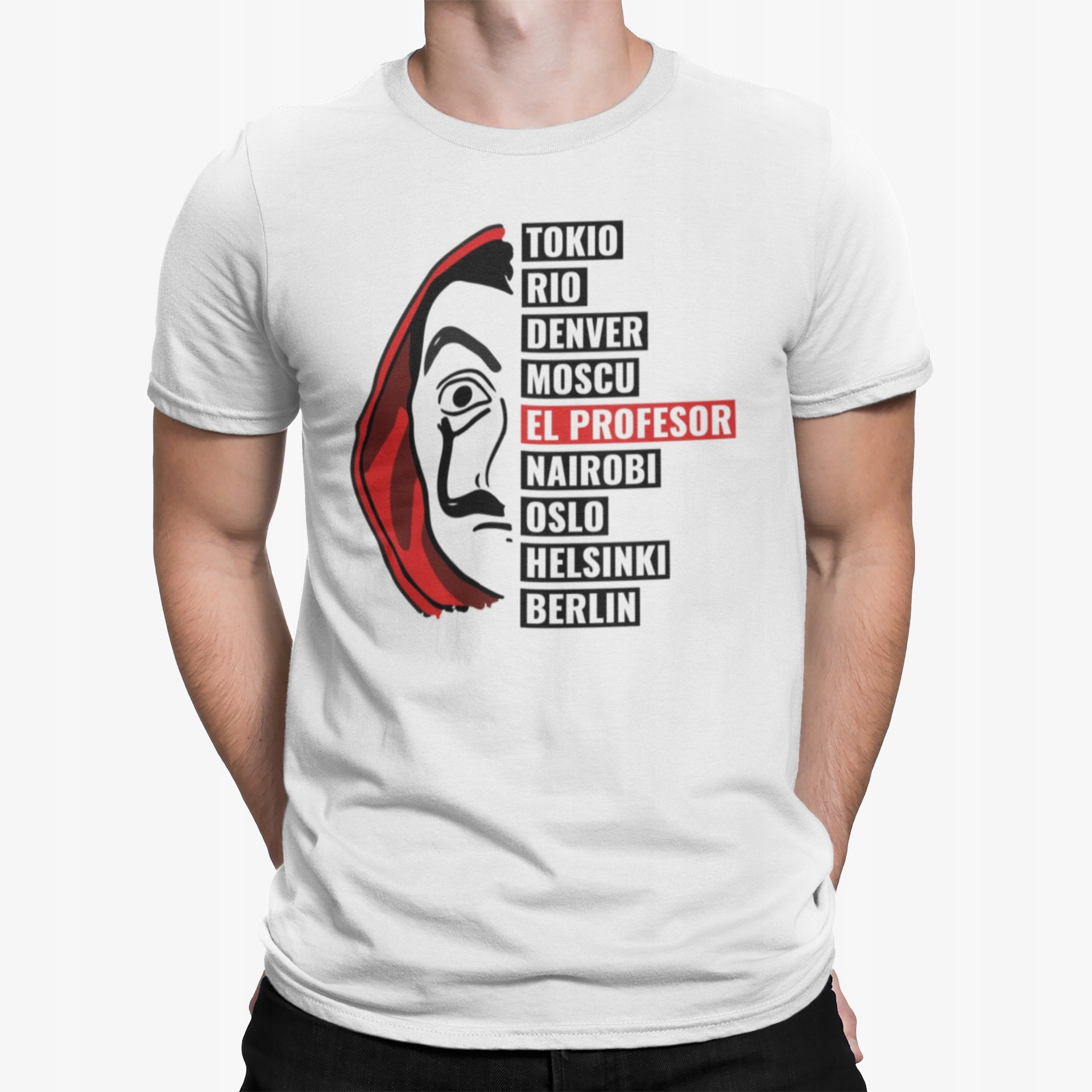 

Dom Z Papieru Casa Bella Ciao Koszulka T-Shirt 3XL