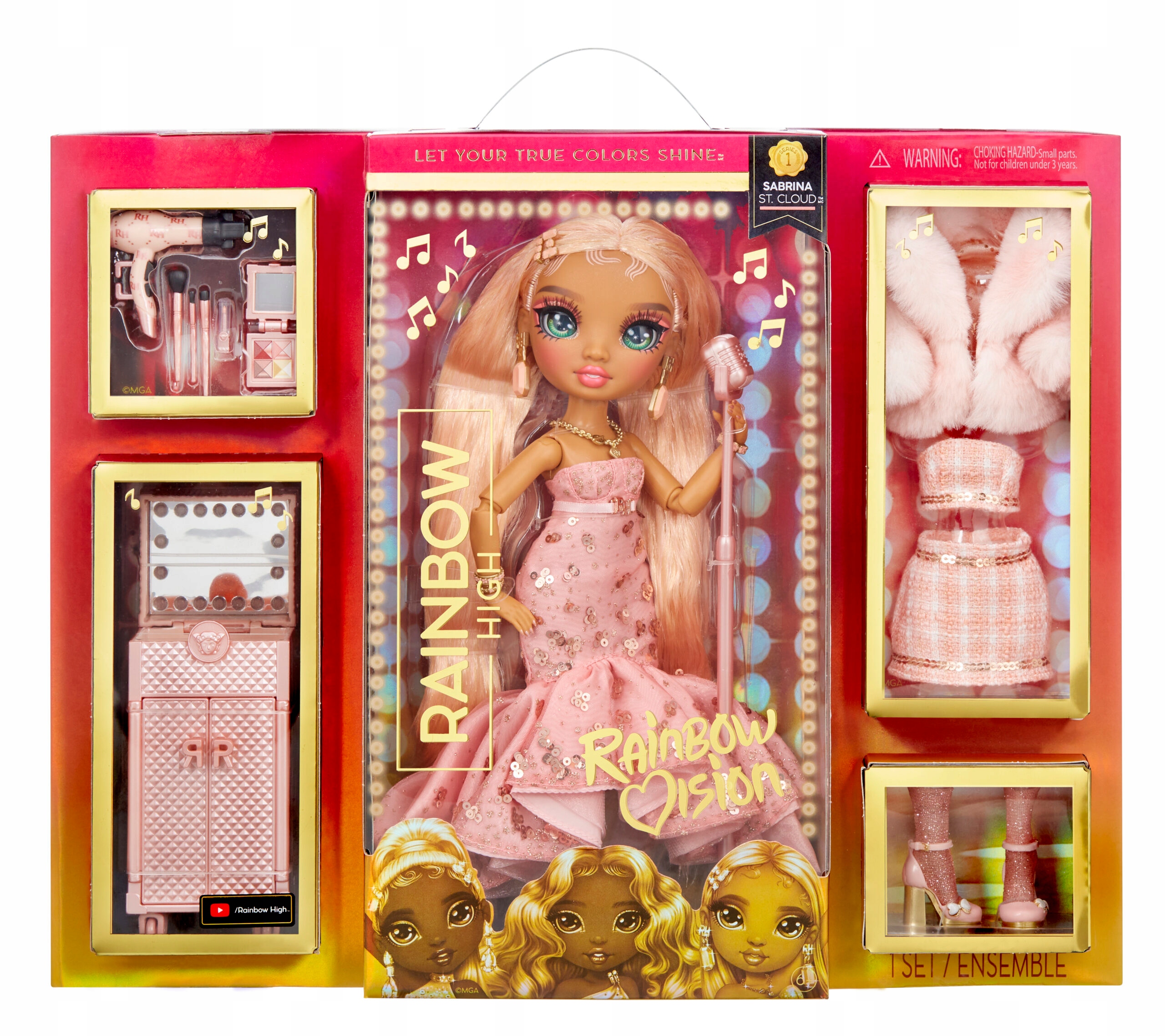 

Rainbow High 582700 lalka Sabrina St. Cloud Vision