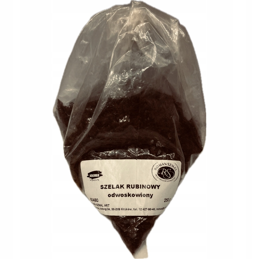 Šelak rubínový odvoskovaný 250g