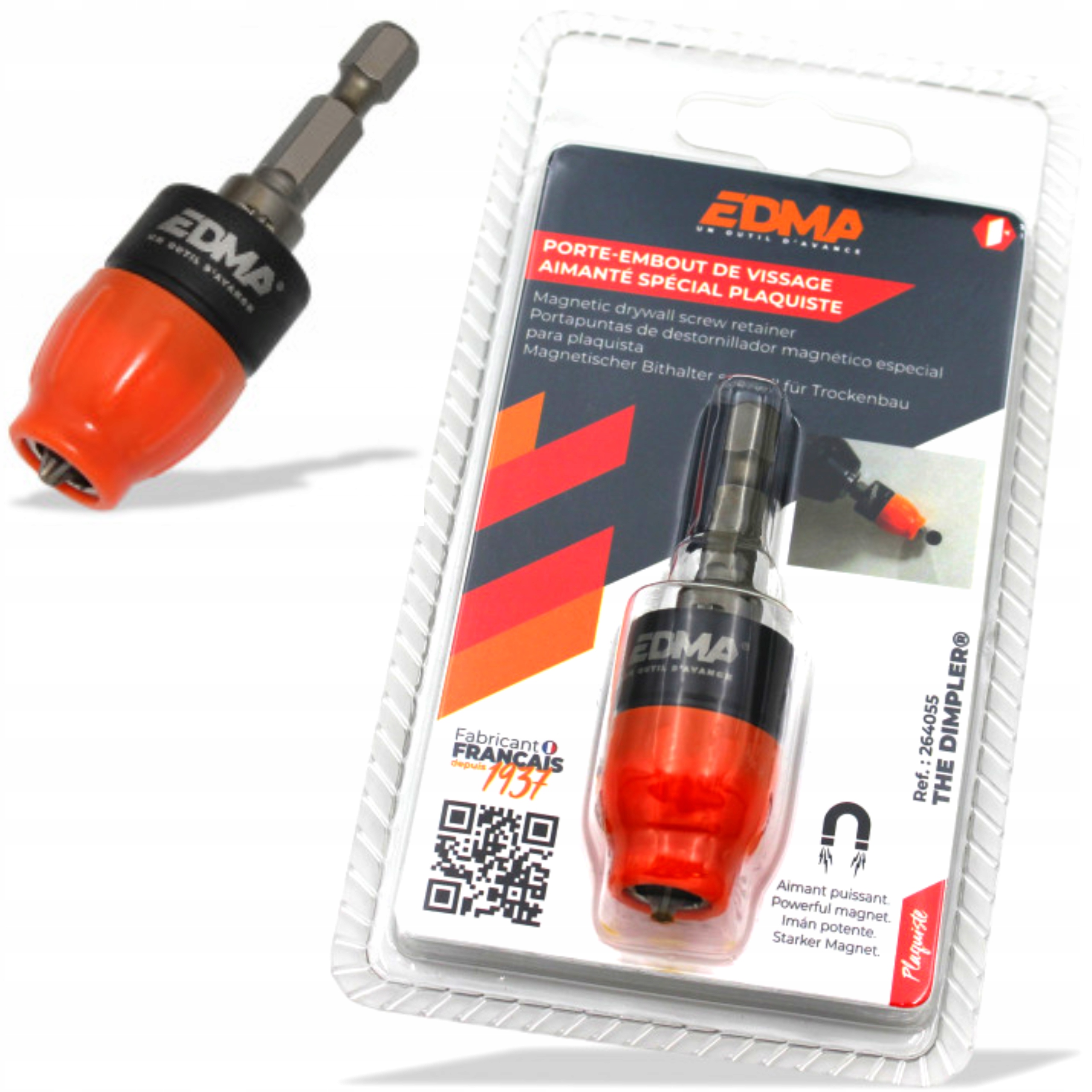 EDMA DIMPLER Łożyskowany wkrętak PH2 Marka Edma