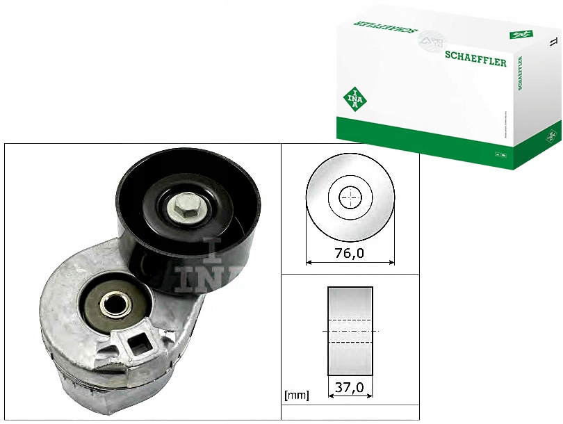 Rolka Napinacza Klínového Řemene Ina 1119954 YC1E6A